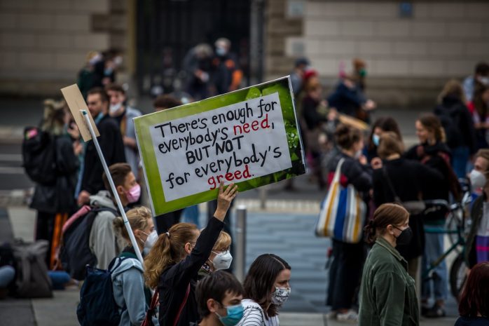Klimastreik 24.9.2021 Foto: Tilly Domian