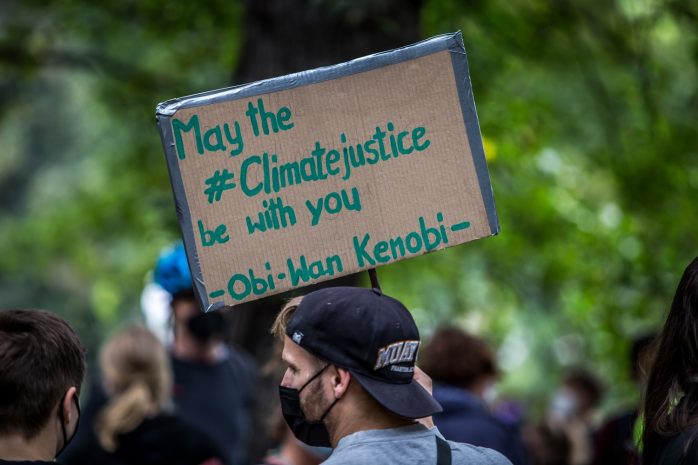 Klimastreik 24.9.2021 Foto: Tilly Domian