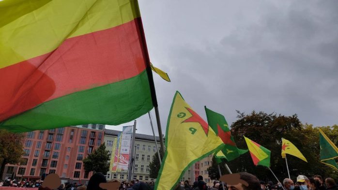 Kurdische Unterstützung durch das "Solibündnis Rojava"