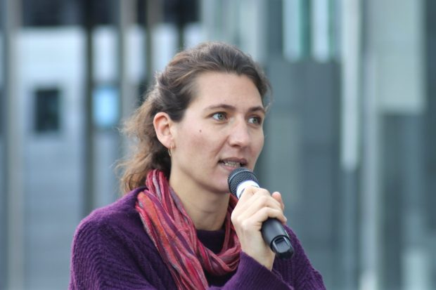Nadja Sthamer, Direktkandidatin der SPD in Leipzig Süd. Foto: LZ