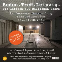 Einladung zum "Boden. Treff. Leipzig". Grafik: Naturkundemuseum Leipzig