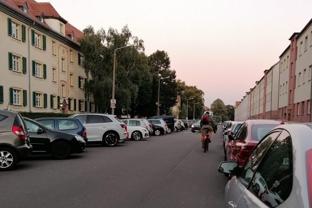 Radfahrer im Triftweg. Foto: privat