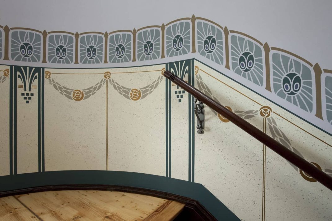 Ein Leipziger Treppenhaus, restauriert von Constance Arndt. Foto: Constance Arndt