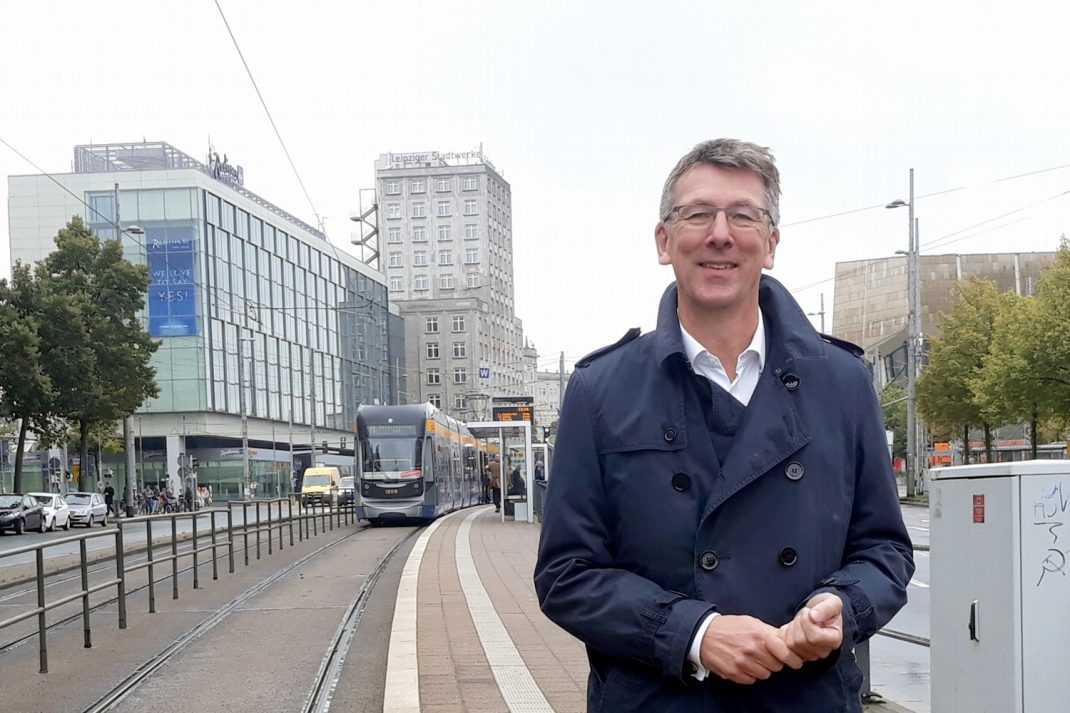 LVB-Geschäftsführer Ulf Middelberg im LZ-Interview über ambitionierte Ziele und das 365-Euro-Ticket. Foto: René Loch