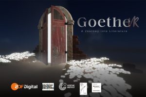 Ein Klassiker der deutschen Literatur virtuell: „Goethe VR“ bringt Goethes Faust I und II im Deutschen Buch- und Schriftmuseum der Deutschen Nationalbibliothek vom Buch in eine interaktive Virtual Reality Anwendung. Foto: DNB
