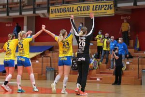 Der HC Leipzig will wieder zurück ins Handball-Oberhaus. Foto: Jan Kaefer