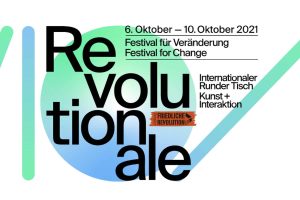 Revolutionale 2021. Logo: Stiftung Friedliche Revolution