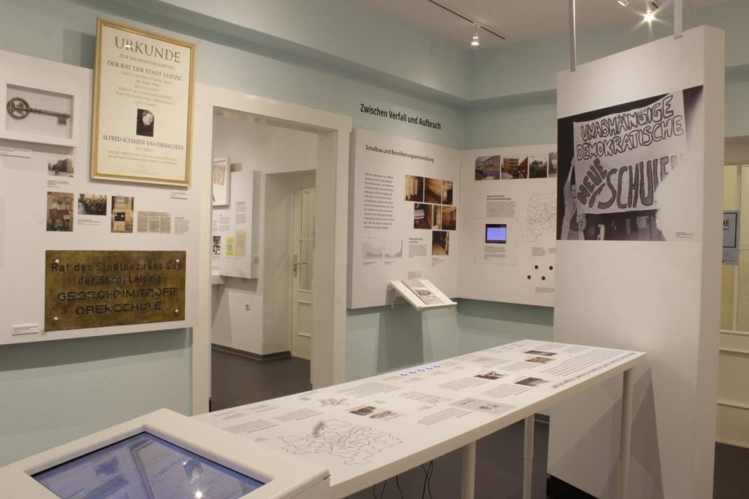 Ausstellung Umbrüche Schule seit 1989 im Schulmuseum Leipzig. Foto: Schulmuseum Leipzig