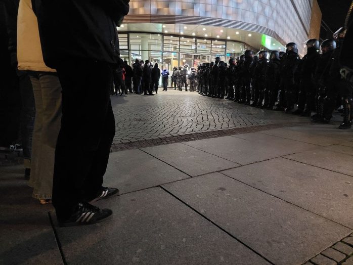 Getrennte Wege auf dem Wagnerplatz. Foto: LZ