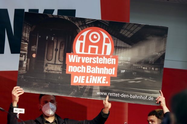 Der Landesparteitag der Linken Sachsen am 13./14..11.2021 in Schkeuditz. Foto: LZ
