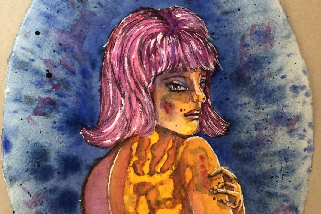 Angefasst (Ausschnitt). Grafik: J.M.