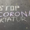 Demos gegen die angebliche Corona-Diktatur in ganz Sachsen. Symbolfoto: LZ