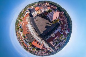 Panorama der Hochzeitsstadt Grimma 360 Grad. Foto: Stadt Grimma / little planet