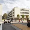 So soll das neue Gymnasium westlich des Leipziger Hauptbahnhofs einmal aussehen. Visualisierung: OTTO WULFF / RKW Architektur