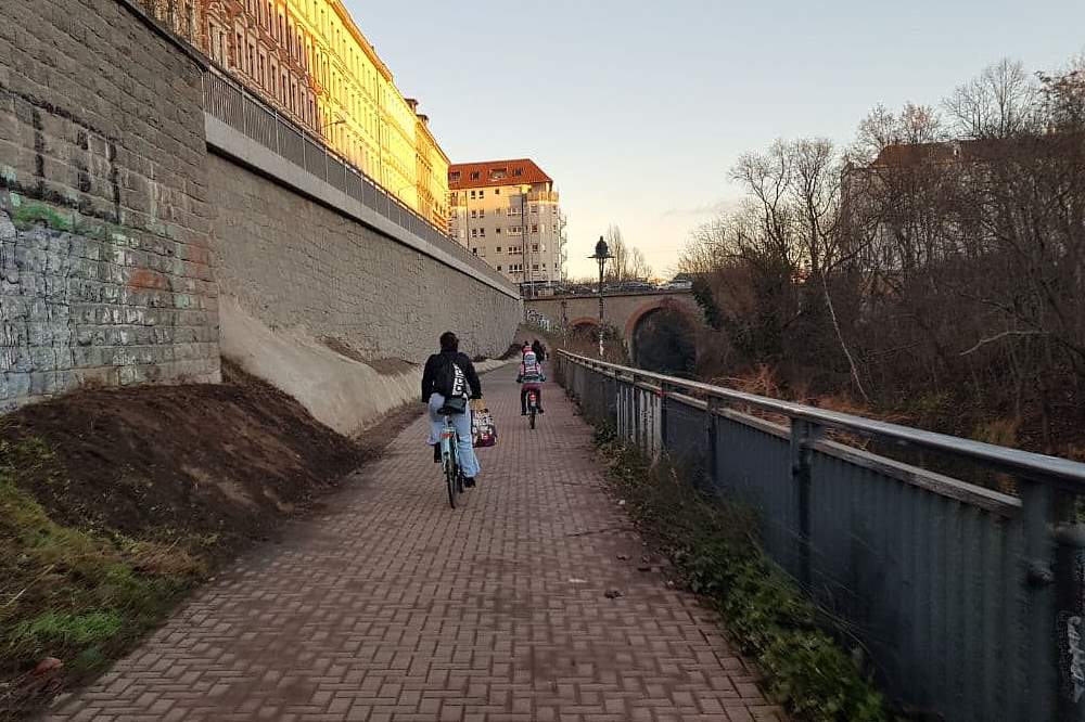 Radweg Karl-Heine-Kanal Merseburger