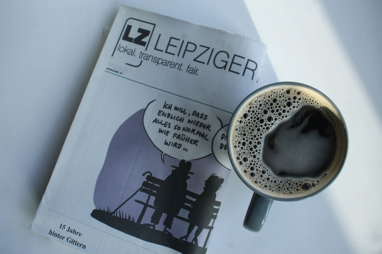 Die neue Leipziger Zeitung Nr. 97. Foto: LZ
