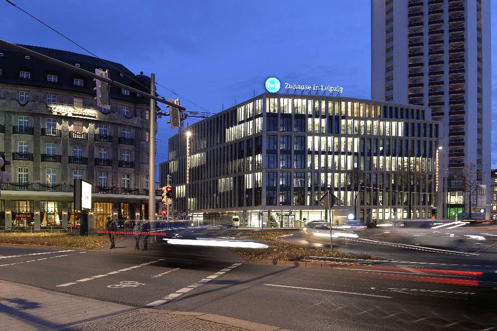 Der Unternehmenssitz der LWB in der Wintergartenstraße. Foto: Volkmar Heinz