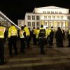 Polizei auf dem Augustusplatz am Abend des 3. Januar 2022. Foto: LZ