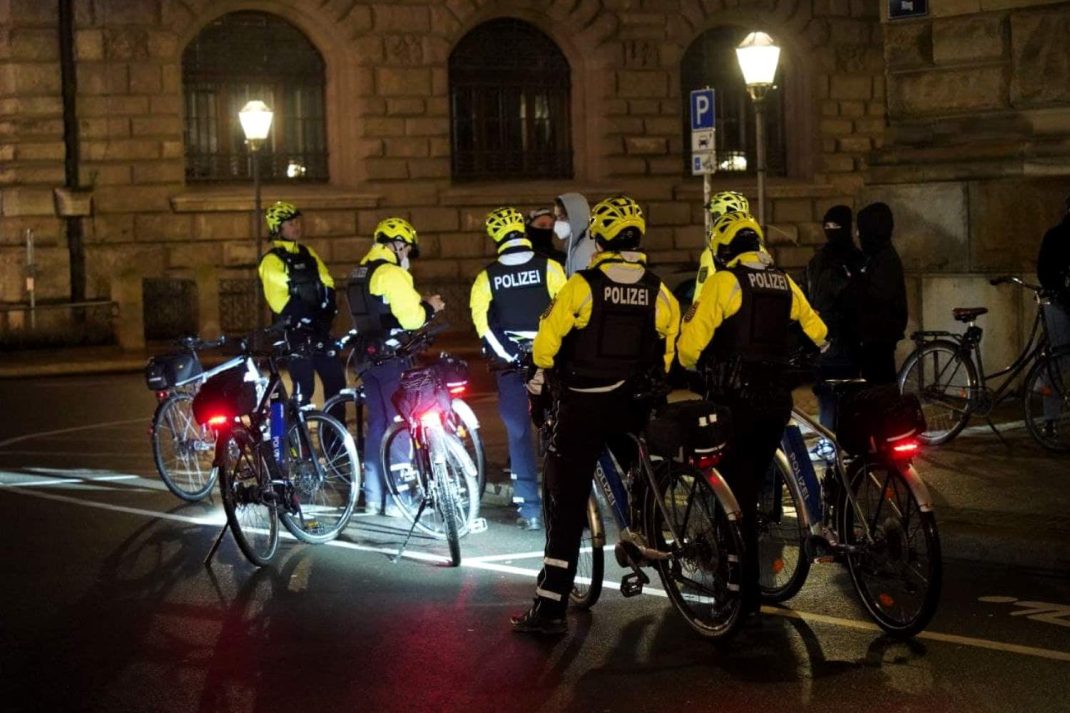 Polizei Demonstration
