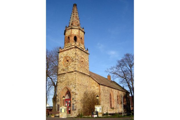 Die Immanuelkirche Prester ist heute ein Restaurant. Foto: Muggmag, gemeinfrei, Quelle: https://commons.wikimedia.org/w/index.php?curid=2724112