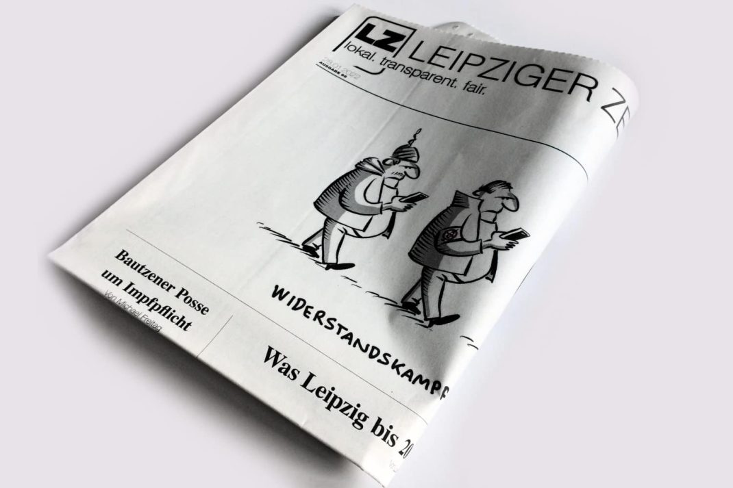 Leipziger Zeitung Nr. 98. Foto: LZ