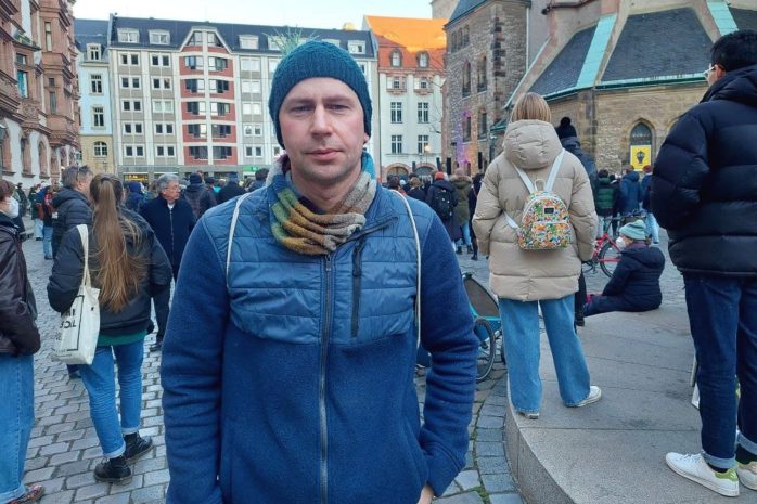 Mahnwache Ukraine Holger Mann