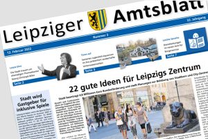 Die Juni-Ausgabe des Leipziger Amtsblatts.