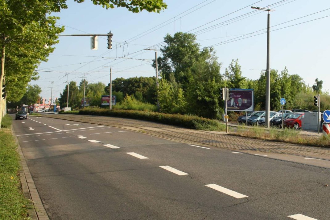 An der Delitzscher Straße. Foto: Ralf Julke