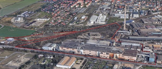 Luftaufnahme der erworbenen Fläche. Foto: Hagedorn