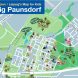 Kinderstadtplan für Paunsdorf (Ausschnitt): Grafik: Kinder- und Jugendbüro – Projekt des Deutschen Kinderschutzbund Leipzig e.V.