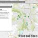 Die Online-Karte mit den verfügbaren Sozialwohnungen. Screenshot: LZ