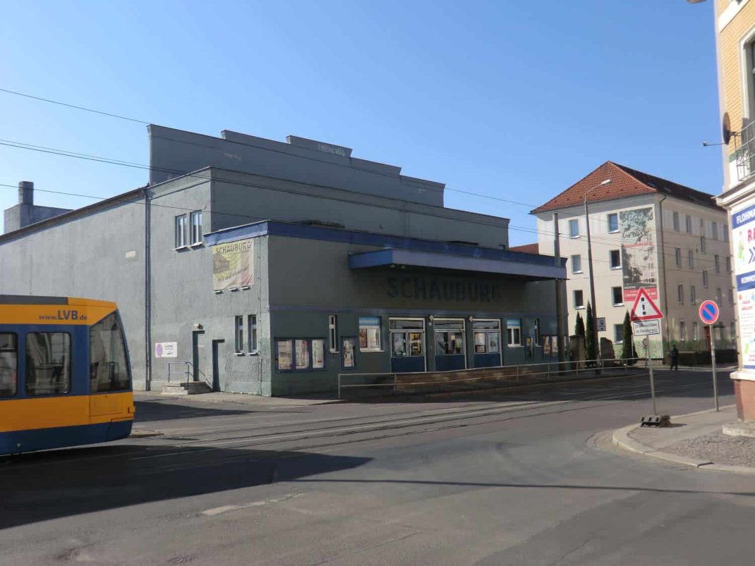 Das Kino Schauburg liegt mitten im Erhaltungsgebiet Kleinzschocher / Plagwitz. Foto: Marko Hofmann