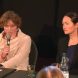 Svetlana Lavochkina und Katarina Poladjan am 19. März 2022 im feslenkeller in der debatte. Foto: Screen Video weiter:lesen22