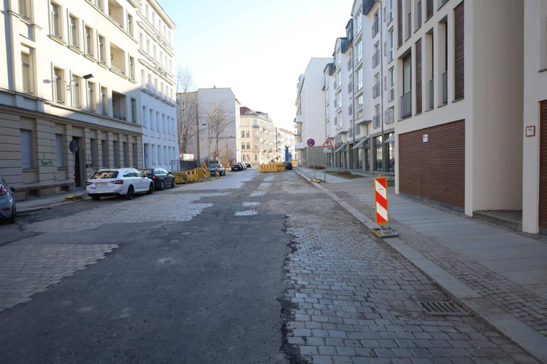 Die Shakespearestraße Richtung Osten. Foto: Ralf Julke