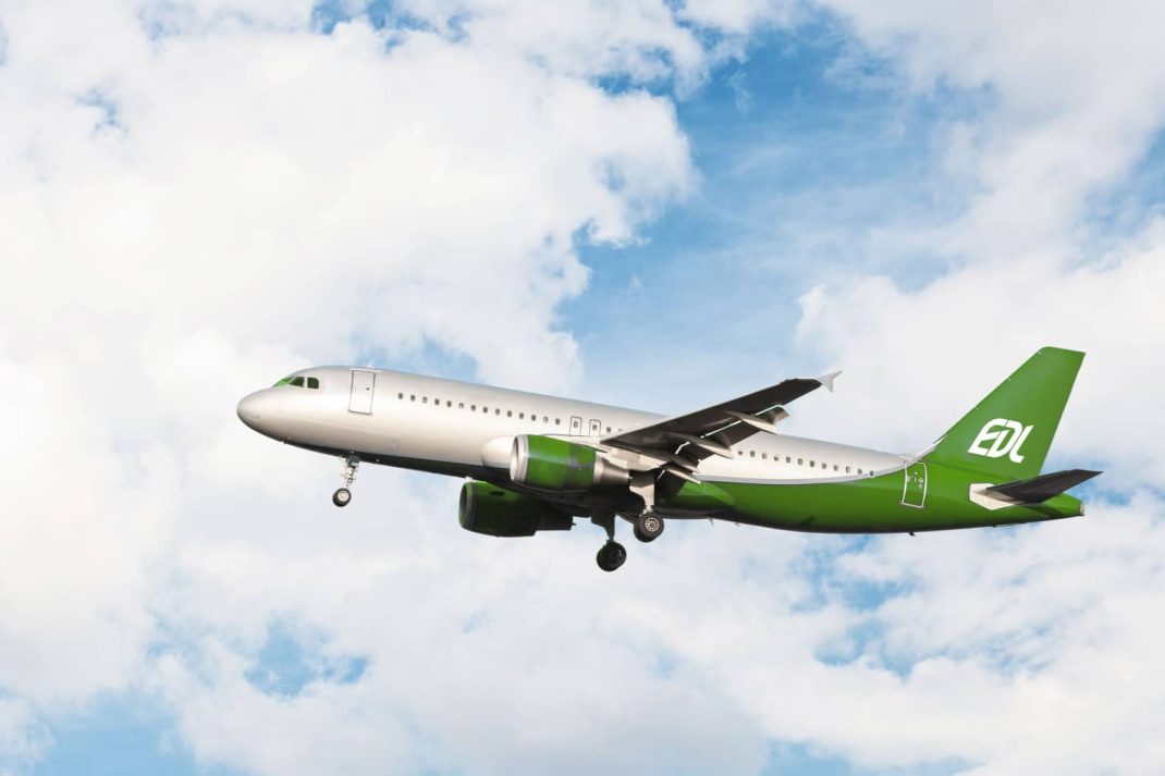 Grün betankt: EDL-Flugzeug. Foto: EDL