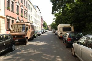 Die Herderstraße in Connewitz. Foto: Ralf Julke