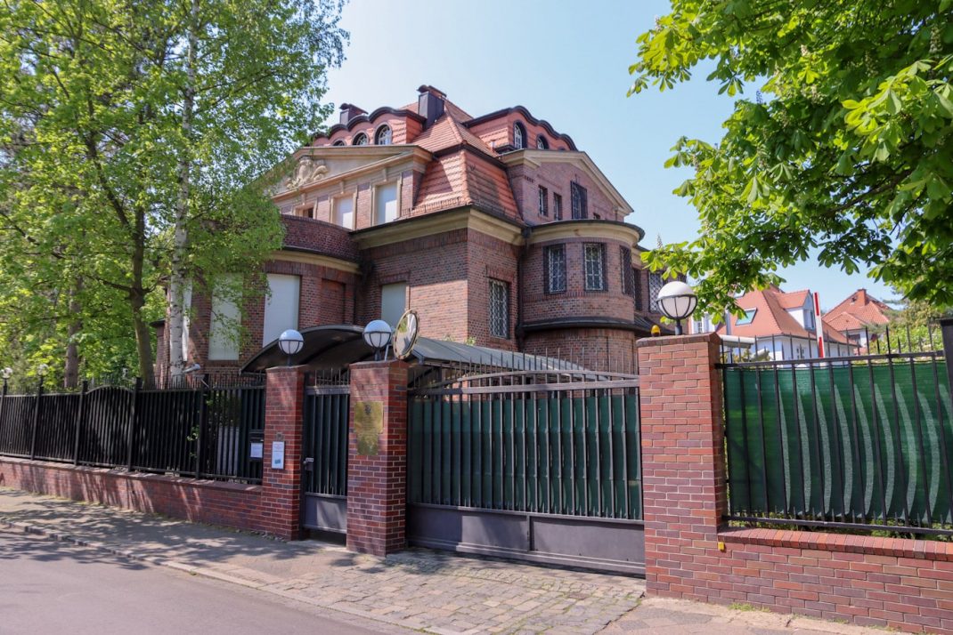Das Russische Generalkonsulat in der Turmgutstraße 1, Leipzig. Foto: LZ