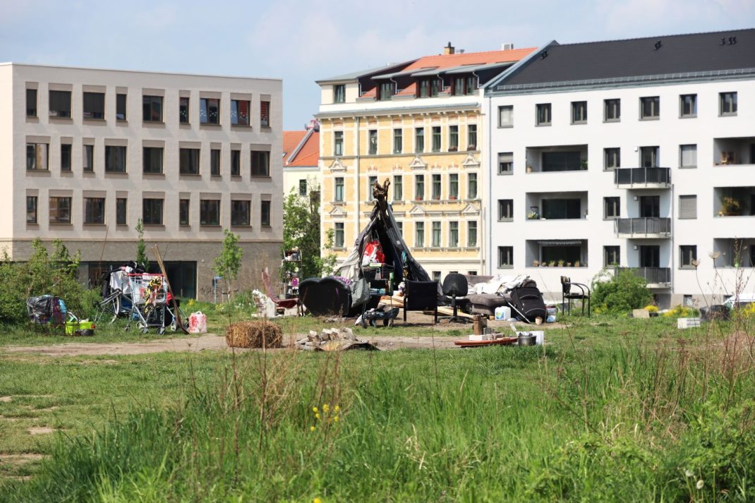 Jahrtausendfeld in Lindenau.