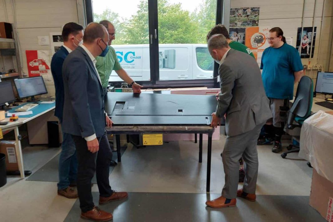 Pressetermin zur Einführung des Reparaturbonus am 20. Mai bei HBS. Foto: LZ