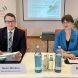 Sven Winkler und Mirjam Philipp bei der Vorstellung der Zahlen für 2021. Foto: VSWG