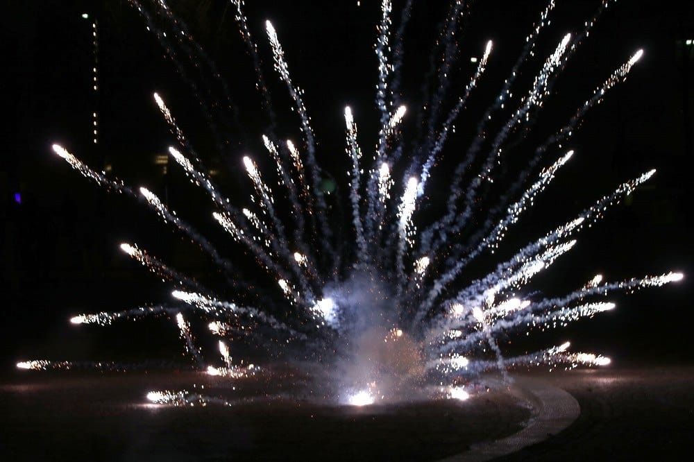 Silvesterfeuerwerk.