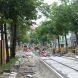 Umbau der Bornaischen Straße 2020: Platz für Carsharing und E-Ladesäulen wurden vergessen. Archivfoto: Ralf Julke