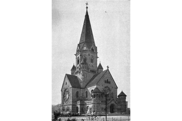 Jakobikirche im Jahr 1906. Foto: Paul Flade, gemeinfrei. Quelle: https://commons.wikimedia.org/wiki/File:Neue_s%C3%A4chsische_Kirchengalerie_%E2%80%93_Die_Ephorie_Dresden_Seite_316a.jpg