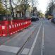 Die Käthe-Kollwitz-Straße während der Gleissanierung. Foto: Ralf Julke
