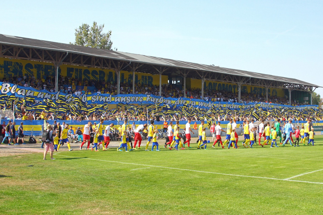 Derbys, Europapokal, Endspiele, Radrennen – das Stadion in Probstheida hat in den 100 Jahren seines Bestehens schon viele sportliche Höhepunkte erlebt. Foto: Jan Kaefer (Archiv)