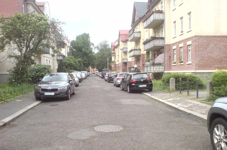 Parksituation in der Röthischen Straße. Foto: Privat