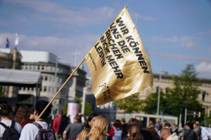 Globaler Klimastreik am Freitag, dem 23. September in Leipzig. Foto: LZ