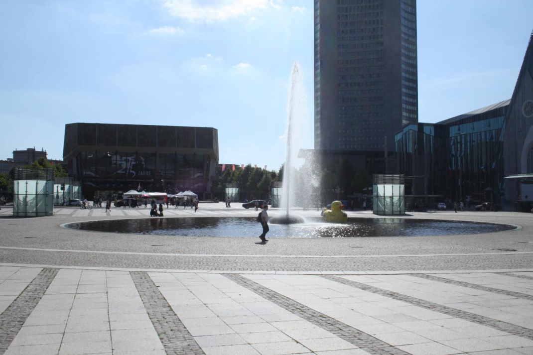 Der Augustusplatz. Foto: Ralf Julke