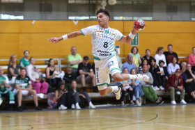 Lucas Krzikalla ist seit Jahren eine feste Größe im Team der SC DHfK-Handballer, doch auch abseits des Spielfeldes geht er mutig als Vorbild voran. Foto: Jan Kaefer