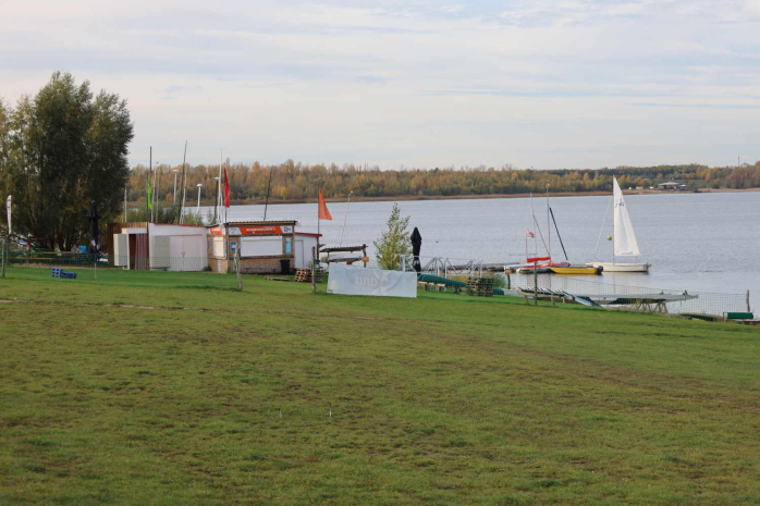Der kleine Segelhafen am Camp David. Foto: Ralf Julke